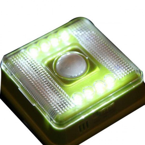 Auto 8 LED Light PIR Sensor Motion Detector Wireless Infrared Indoor Light