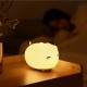 Cute LED Night Light Soft Silicone Touch Sensor Night Light For Children Kids Bedroom Rechargeable Tap Control Night Lamp