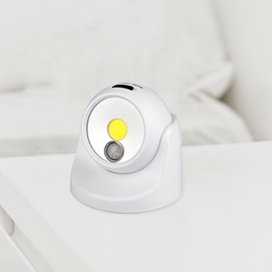 Battery Powered / USB Rechargeable 360 Degree Rotation COB PIR Motion Sensor Night Wall Light Home Battery Powered / USB Rechargeable 360 Degree Rotation COB PIR Motion Sensor Night Wall Light Home