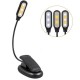 Battery Powered Flexible 1W 5 LED Clip Night Light 3 Brightness Modes Table Lamp for Reading Book Battery Powered Flexible 1W 5 LED Clip Night Light 3 Brightness Modes Table Lamp for Reading Book