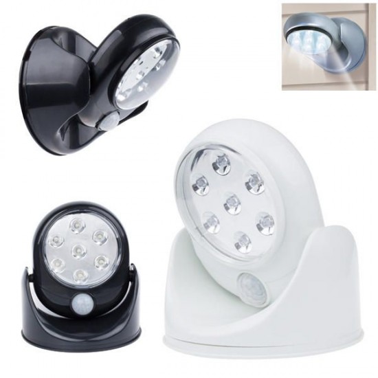 Battery Powered IR Motion Sensor LED Night Light 360 Degree Auto On/Off Wall Lamp for Hallway Yard Battery Powered IR Motion Sensor LED Night Light 360 Degree Auto On/Off Wall Lamp for Hallway Yard
