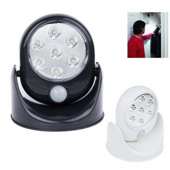 Battery Powered IR Motion Sensor LED Night Light 360 Degree Auto On/Off Wall Lamp for Hallway Yard Battery Powered IR Motion Sensor LED Night Light 360 Degree Auto On/Off Wall Lamp for Hallway Yard