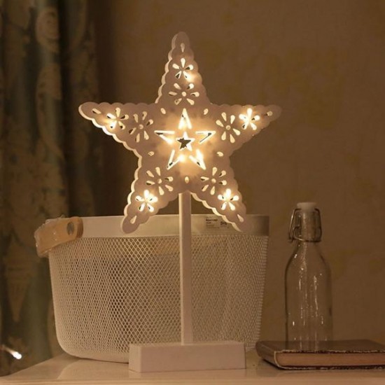 Battery Powered Star Christmas Tree Heart LED Night Light Table Lamp Home Decoration Battery Powered Star Christmas Tree Heart LED Night Light Table Lamp Home Decoration