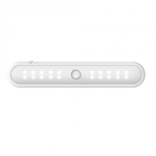 Battery Powered Wireless 20 LED Human Infrared Induction Magnetic Cabinet Light for Closet Stair