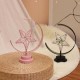 Battery/USB Powered Warm Light Black/Pink Star Moon Night Light Desk Lamp Birthday Gift Battery/USB Powered Warm Light Black/Pink Star Moon Night Light Desk Lamp Birthday Gift