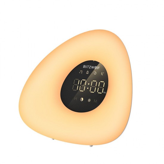 BW-LT23 Pro Wake-up Light Alarm Clock with Sunrise & Sunset Mode Touch Control RGB Dimmable Night Lamp