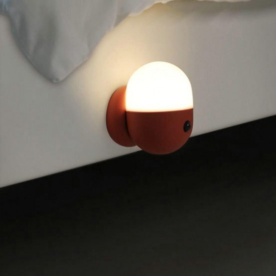 LED Night Light Protable PIR Motion Rechargeble Magnetic Wall Lamp Desk Light Stair Corridor