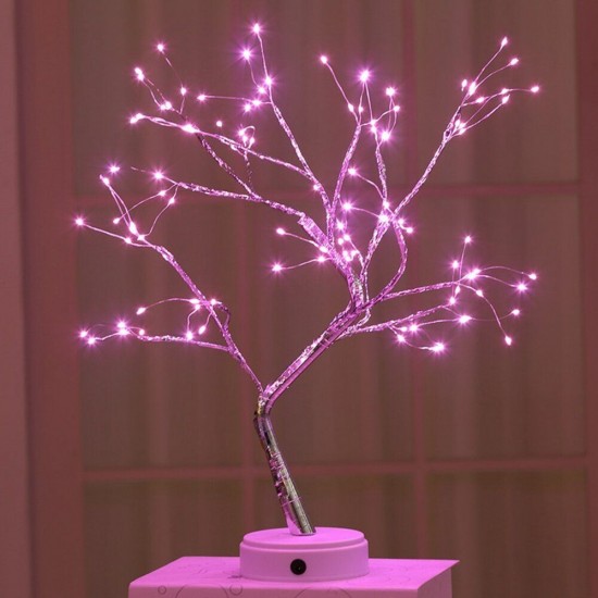 Christmas DIY Tree Light LED USB Touch Copper Wire Night Light for Wedding Party Home Decorations Gifts Christmas DIY Tree Light LED USB Touch Copper Wire Night Light for Wedding Party Home Decorations Gifts