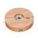 Circular Lampholder Solid Wood USB Interface Trophy Laser LED Night Light Stand Base