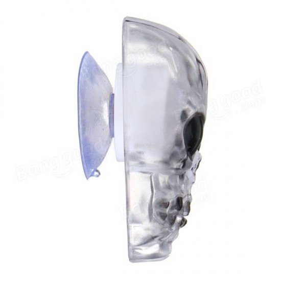 Color Changing LED Skull Night Light Sucker Halloween Party Home Decor