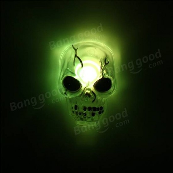 Color Changing LED Skull Night Light Sucker Halloween Party Home Decor Color Changing LED Skull Night Light Sucker Halloween Party Home Decor