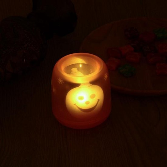 Colorful Flameless Voice Control LED Table Lamp Night Light for Christmas Halloween Colorful Flameless Voice Control LED Table Lamp Night Light for Christmas Halloween