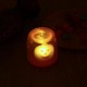 Colorful Flameless Voice Control LED Table Lamp Night Light for Christmas Halloween