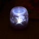 Colorful Flameless Voice Control LED Table Lamp Night Light for Christmas Halloween