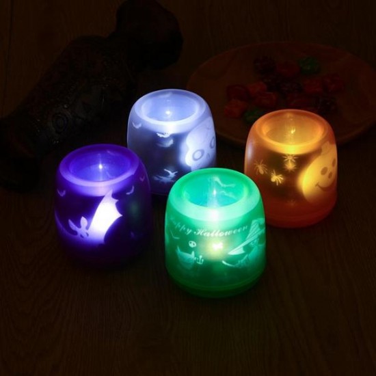 Colorful Flameless Voice Control LED Table Lamp Night Light for Christmas Halloween Colorful Flameless Voice Control LED Table Lamp Night Light for Christmas Halloween