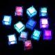 Colorful Liquid Sensor LED Glowing Ice Night Light Drinking Wine Wedding Party Bar Decoration