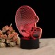 Colorful Rugby Hat 3D Touch Control USB LED Desk Table Light Night Lamp Colorful Rugby Hat 3D Touch Control USB LED Desk Table Light Night Lamp