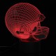 Colorful Rugby Hat 3D Touch Control USB LED Desk Table Light Night Lamp Colorful Rugby Hat 3D Touch Control USB LED Desk Table Light Night Lamp