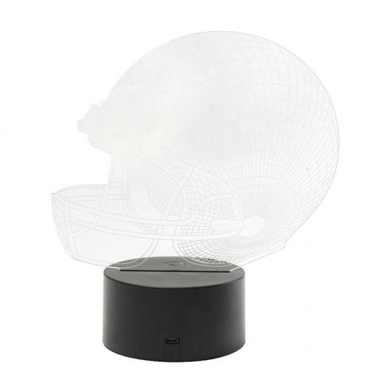 Colorful Rugby Hat 3D Touch Control USB LED Desk Table Light Night Lamp Colorful Rugby Hat 3D Touch Control USB LED Desk Table Light Night Lamp