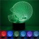 Colorful Rugby Hat 3D Touch Control USB LED Desk Table Light Night Lamp Colorful Rugby Hat 3D Touch Control USB LED Desk Table Light Night Lamp