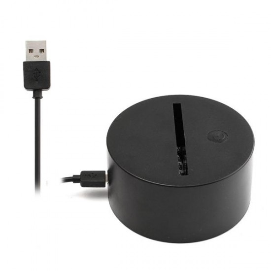Colorful Rugby Hat 3D Touch Control USB LED Desk Table Light Night Lamp Colorful Rugby Hat 3D Touch Control USB LED Desk Table Light Night Lamp