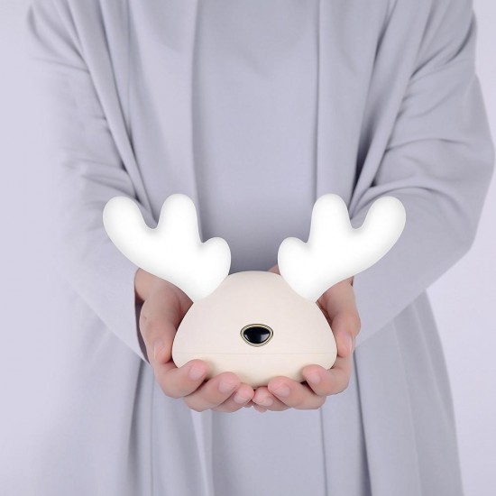 Colorful USB LED Night Light Cartoon Deer Lamp for Children Christmas Decorations Lights Colorful USB LED Night Light Cartoon Deer Lamp for Children Christmas Decorations Lights