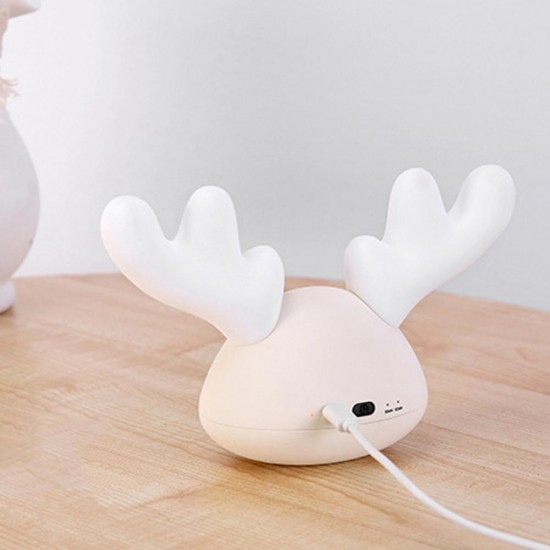 Colorful USB LED Night Light Cartoon Deer Lamp for Children Christmas Decorations Lights Colorful USB LED Night Light Cartoon Deer Lamp for Children Christmas Decorations Lights