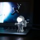 Cool Astronaut Spaceman USB LED Adjustable Night Light For Computer PC Lamp Desk Light