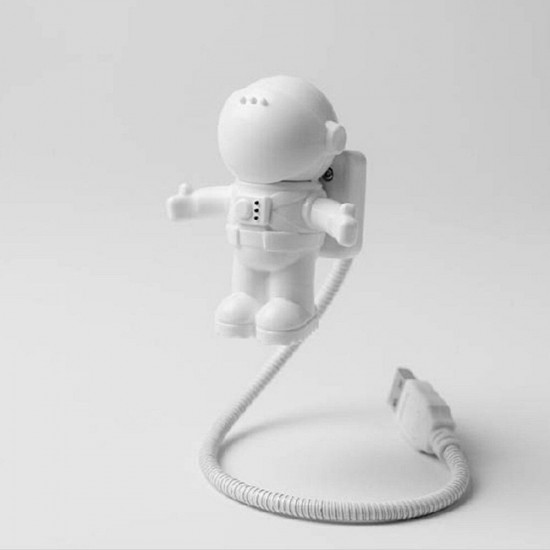 Cool Astronaut Spaceman USB LED Adjustable Night Light For Computer PC Lamp Desk Light