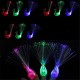 Creative Colorful Peacock Finger LED Light Ring for Parties Cheering Novelty Toys Gift For Kids