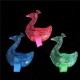 Creative Colorful Peacock Finger LED Light Ring for Parties Cheering Novelty Toys Gift For Kids