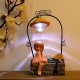 Creative Farm Girl Table Night Light Resin Craft Character Ornaments Xmas Gifts