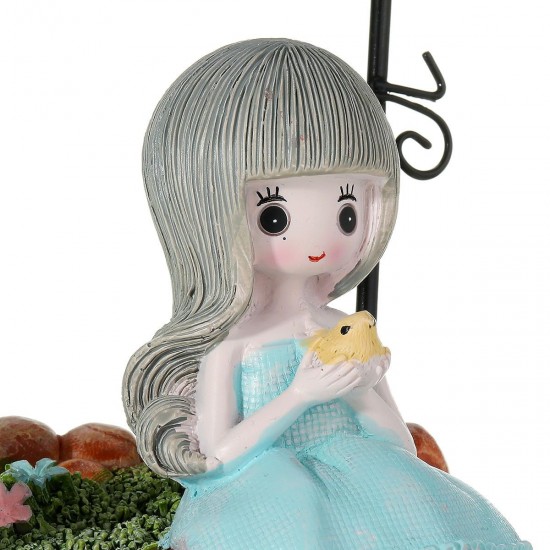 Creative Farm Girl Table Night Light Resin Craft Character Ornaments Xmas Gifts Creative Farm Girl Table Night Light Resin Craft Character Ornaments Xmas Gifts