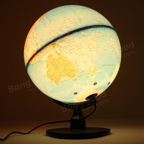 Creative Illuminated World Earth Globe Rotating Night Light Desktop Decoration Creative Illuminated World Earth Globe Rotating Night Light Desktop Decoration