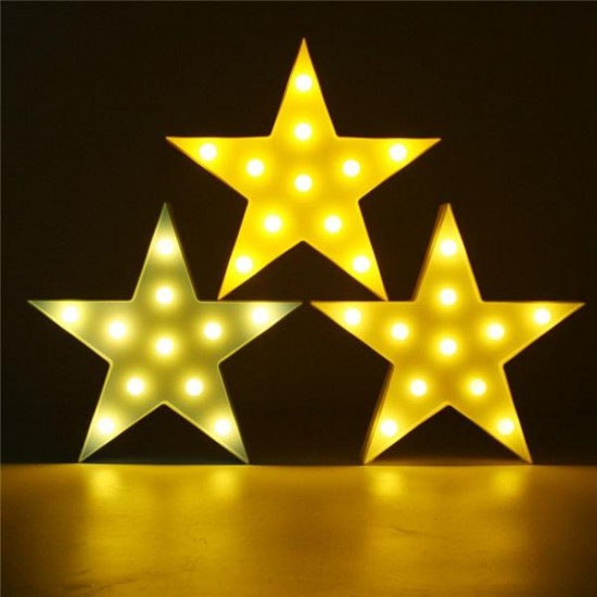 Cute LED Five-Pointed Star Night Light for Baby Kids Bedroom Home Decor Cute LED Five-Pointed Star Night Light for Baby Kids Bedroom Home Decor