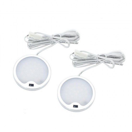 DC12V 5W Round Hand Wave Sensor LED Switch Cabinet Light Aluminum Kitchen Wardrobe Counter Lamp DC12V 5W Round Hand Wave Sensor LED Switch Cabinet Light Aluminum Kitchen Wardrobe Counter Lamp