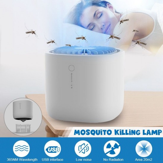 Electric Fly Bug Zapper Mosquito Insect Killer LED Trap Pest Control USB Lamp