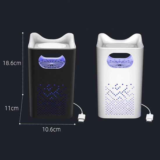 Electric Mosquito Insect Killer Lamp USB Charging LED Light Zapper Pest Control Insect Catcher Trap USB Bug Quiet