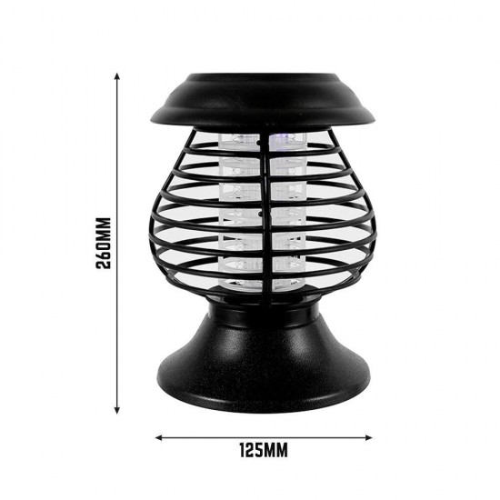 Electric Mosquito Killer Lamp Home LED Bug Zapper Insect Trap Anti Mosquito Solar Charging