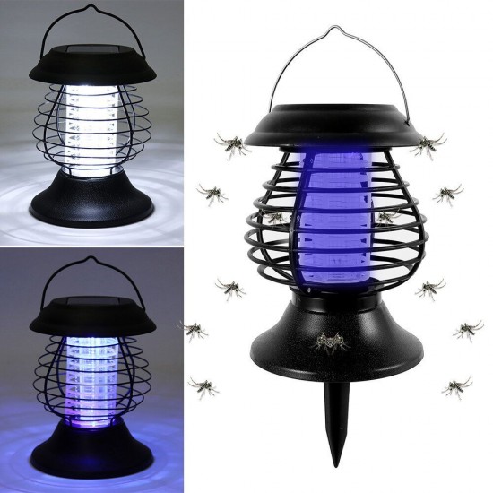 Electric Mosquito Killer Lamp Home LED Bug Zapper Insect Trap Anti Mosquito Solar Charging Electric Mosquito Killer Lamp Home LED Bug Zapper Insect Trap Anti Mosquito Solar Charging