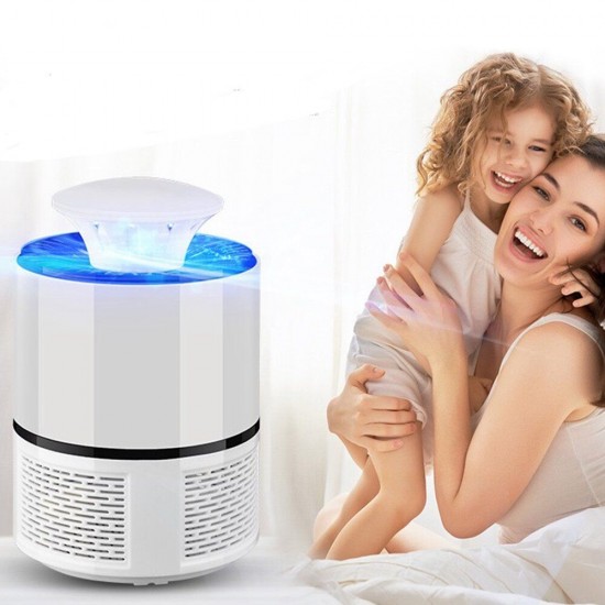 Electric Zapper Mosquito Killer Lamp USB LED Fly Bug Pest Trap Light for Home Bedroom Hotel DC5V