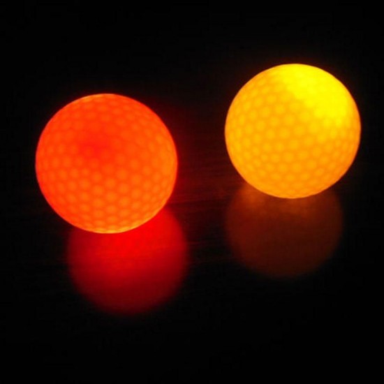 Electronic Light Up Flashing LED Golf Ball Night Light Lamp for Sport Gift