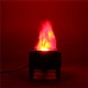 Halloween 3W Prop LED Fake Flame Lamp Torch Flood Light Fire Pot Home Decor AC85-260V