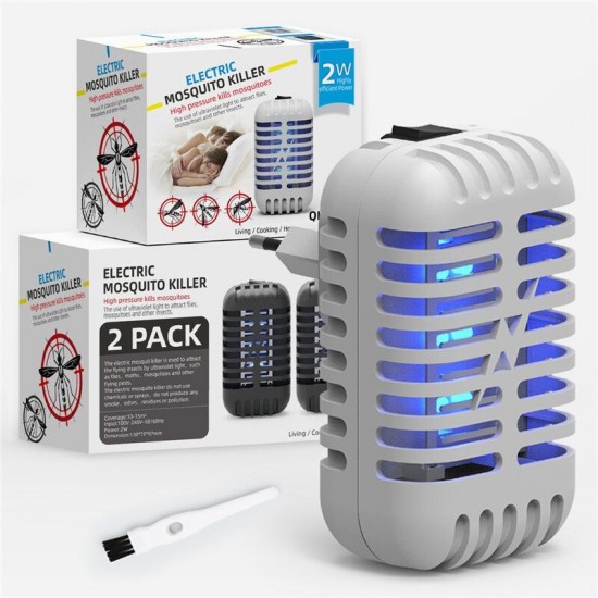 Household 2W Electric Mosquito Killer Lamp 360-400nm UV Light Attracts Flying Insects Bugs Mini LED Night Light Household 2W Electric Mosquito Killer Lamp 360-400nm UV Light Attracts Flying Insects Bugs Mini LED Night Light