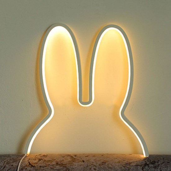 Ins Nordic Style Children Decoration Creative Led Lamp Rabbit Night Light Ins Nordic Style Children Decoration Creative Led Lamp Rabbit Night Light