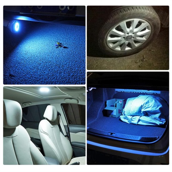 LED Cabinet Light Car Roof Magnet Ceiling Lamp Universal Vehicle Interior USB Reading Lighting