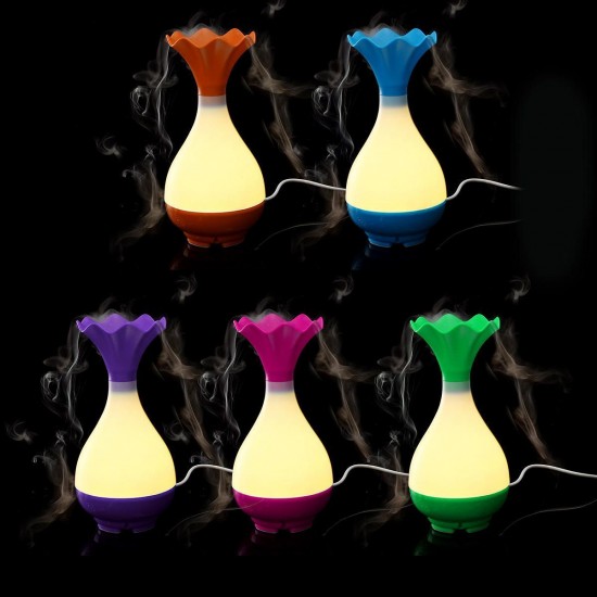 LED Essential Oil Diffuser Ultrasonic Air Humidifier Aromatherapy Purifier Night Light LED Essential Oil Diffuser Ultrasonic Air Humidifier Aromatherapy Purifier Night Light