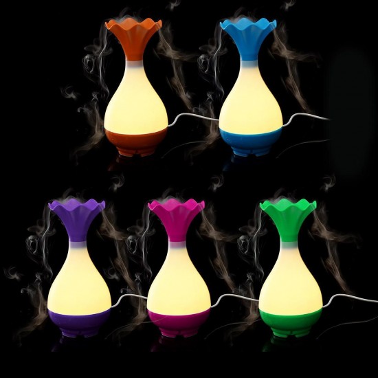 LED Essential Oil Diffuser Ultrasonic Air Humidifier Aromatherapy Purifier Night Light