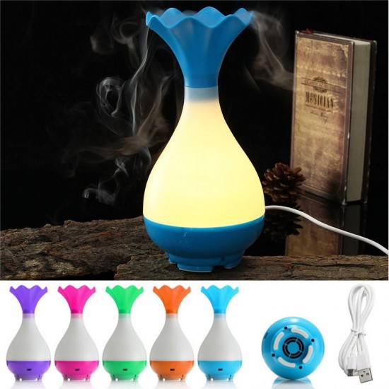 LED Essential Oil Diffuser Ultrasonic Air Humidifier Aromatherapy Purifier Night Light