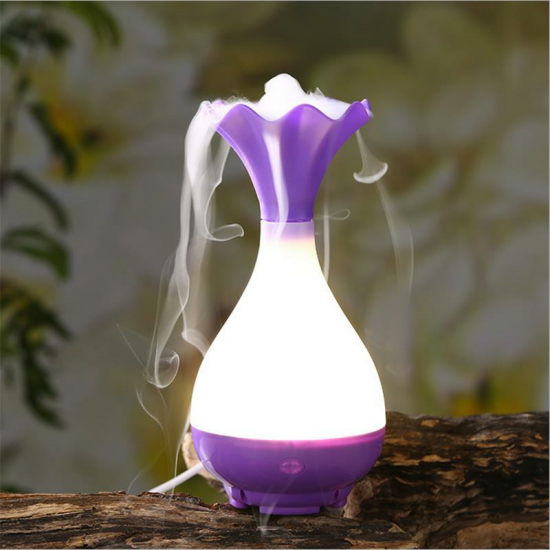 LED Essential Oil Diffuser Ultrasonic Air Humidifier Aromatherapy Purifier Night Light